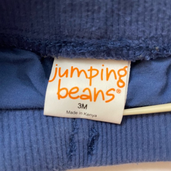 Jumping Beans Baby Boy Solid Navy Blue Summer Short Elastic Waist Shorts Size 3M - Picture 3 of 4